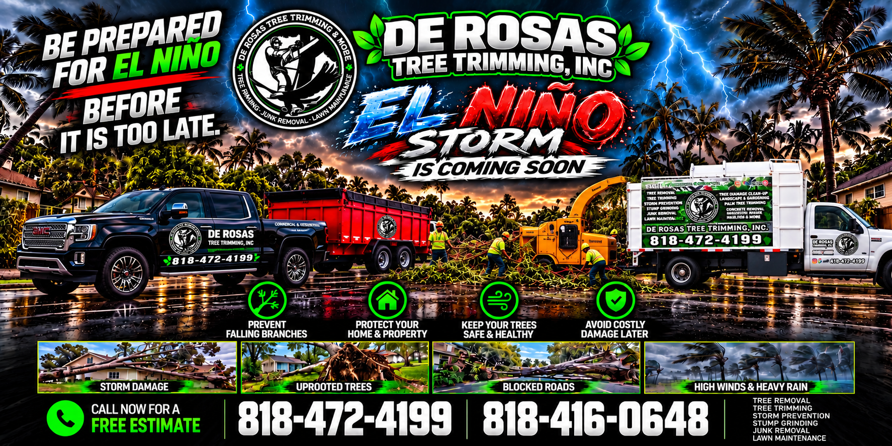 Be prepared for El Niño storm flyer